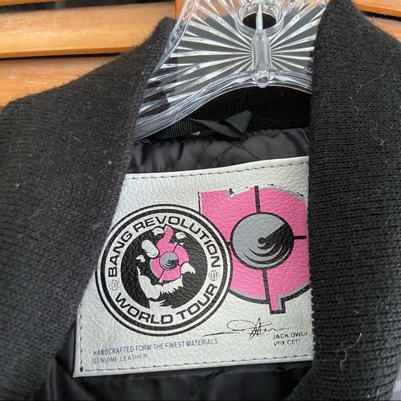 NEW Bang Energy Real Leather Tour Varsity Jacket - Picture 8 of 8